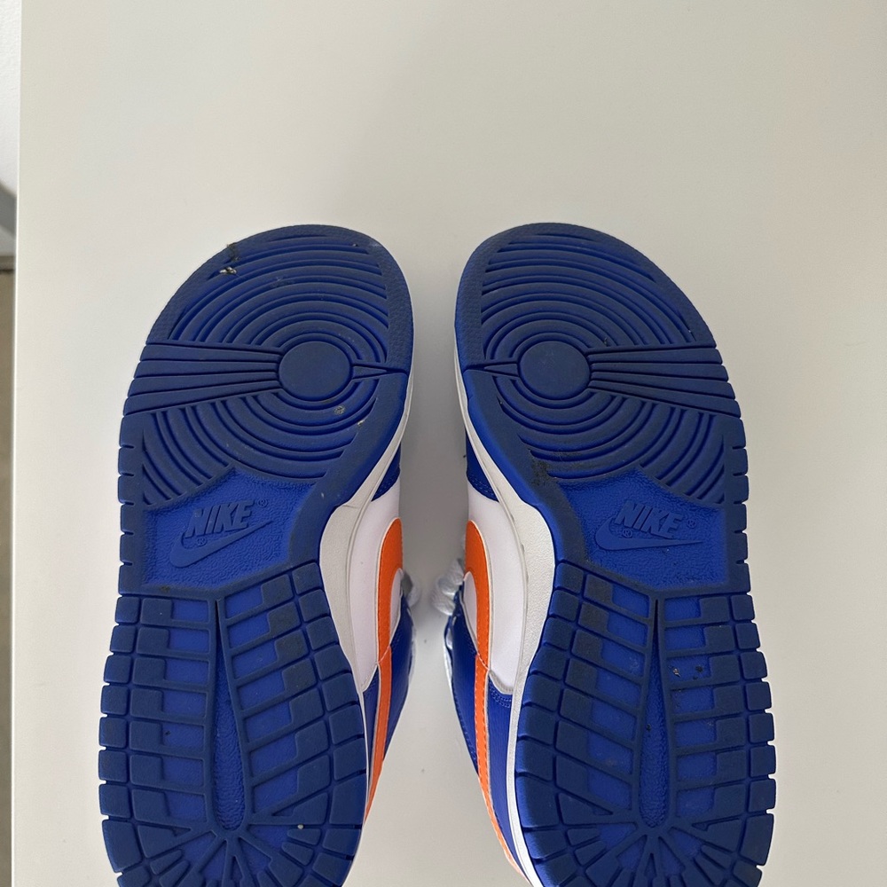 5.5Y Nike Blue and Orange dunks - Picture 6 of 10